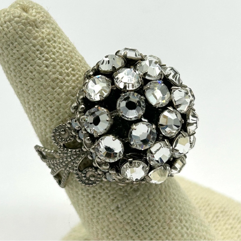 Sorrelli Crystal Cluster Band Ring